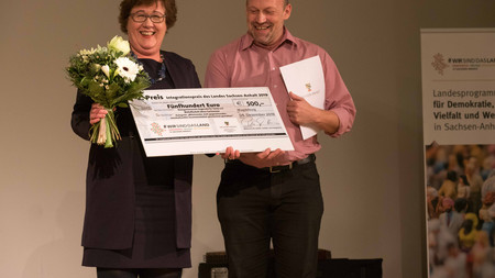 Preisverleihung an den Verein Angersdorfer Teiche e.V.